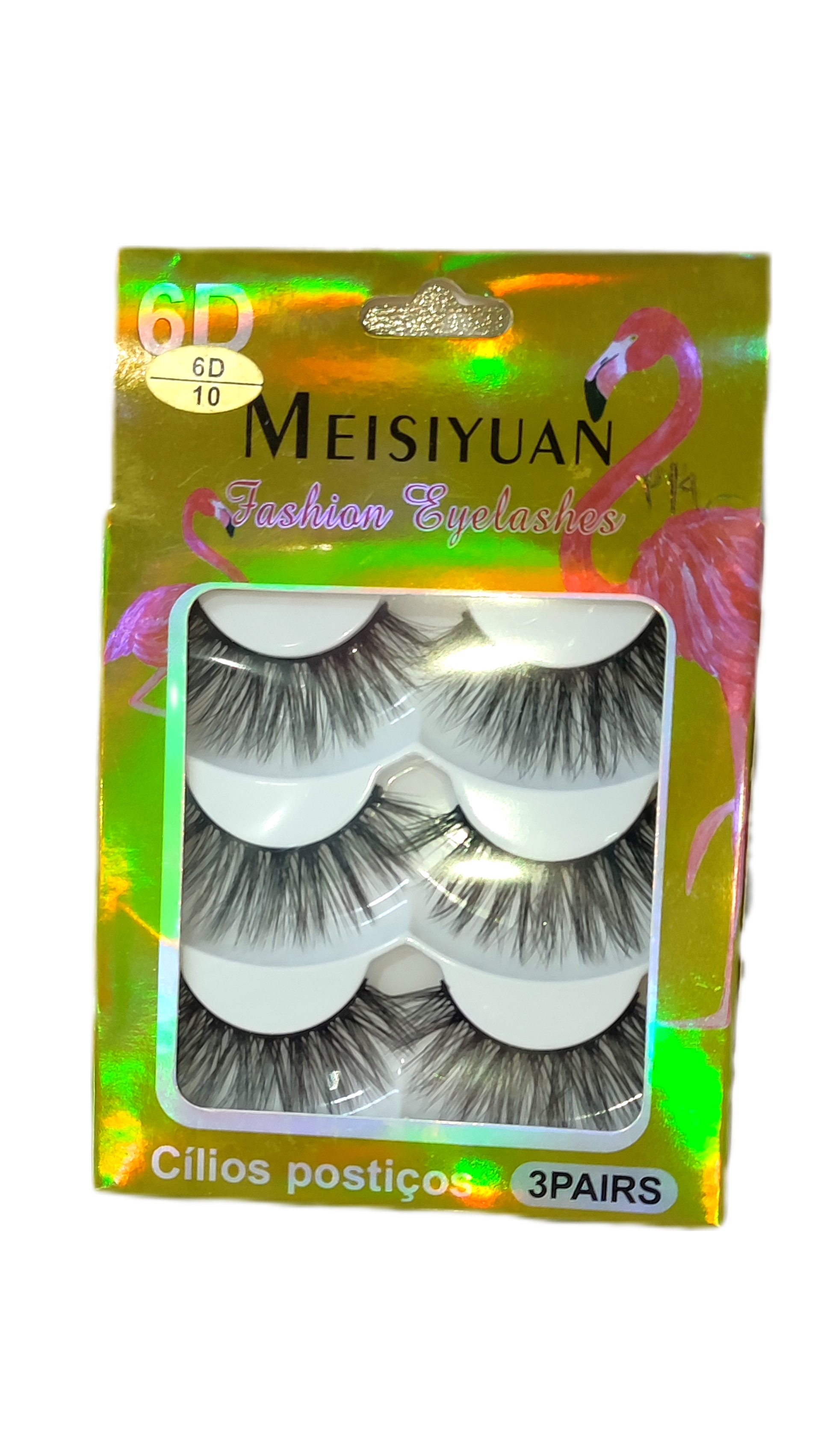 مژه سه بعدی پک سه عددی Meisiyuan مدل 6d/10
