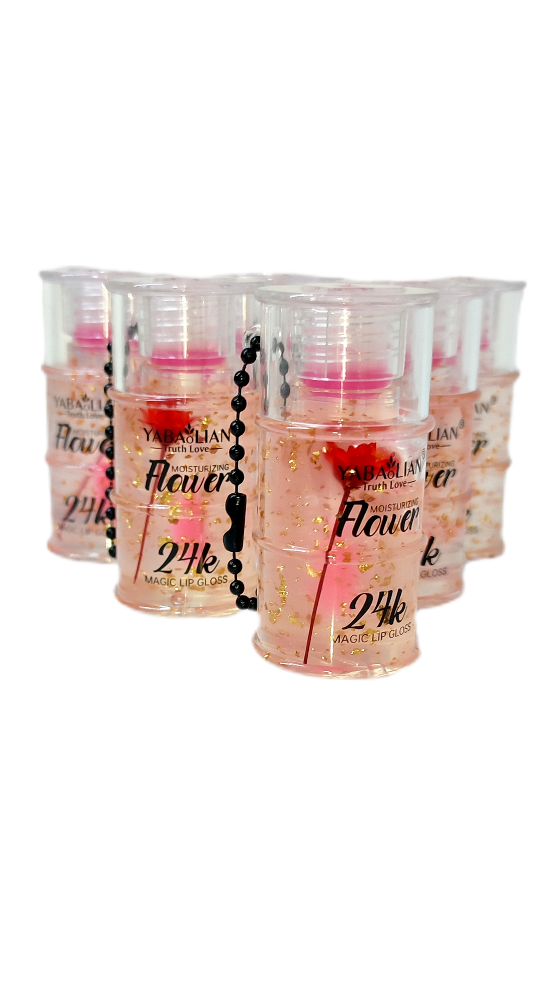 برق لب حرارتی گلدار طلا 24k یابئولین ۲۰گرم