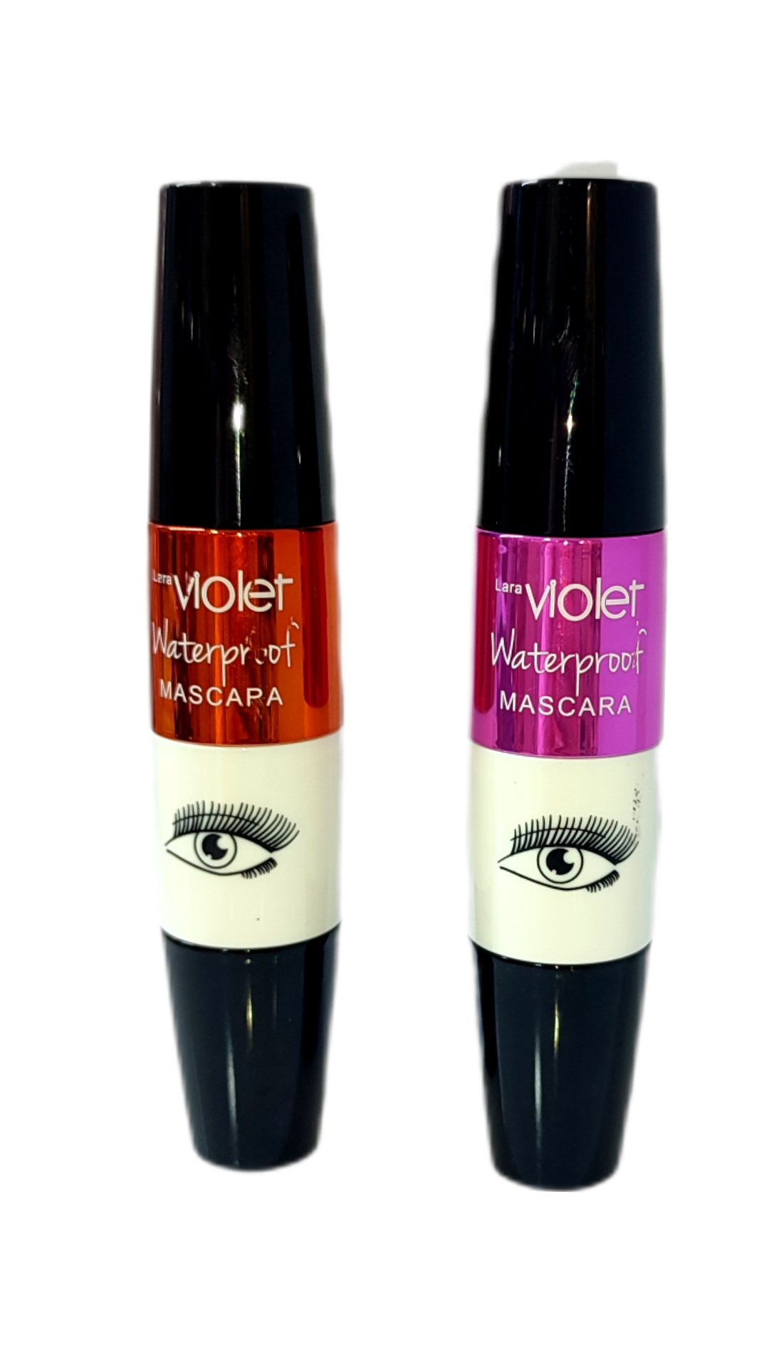 ریمل violet رنگ صورتی و نارنجی