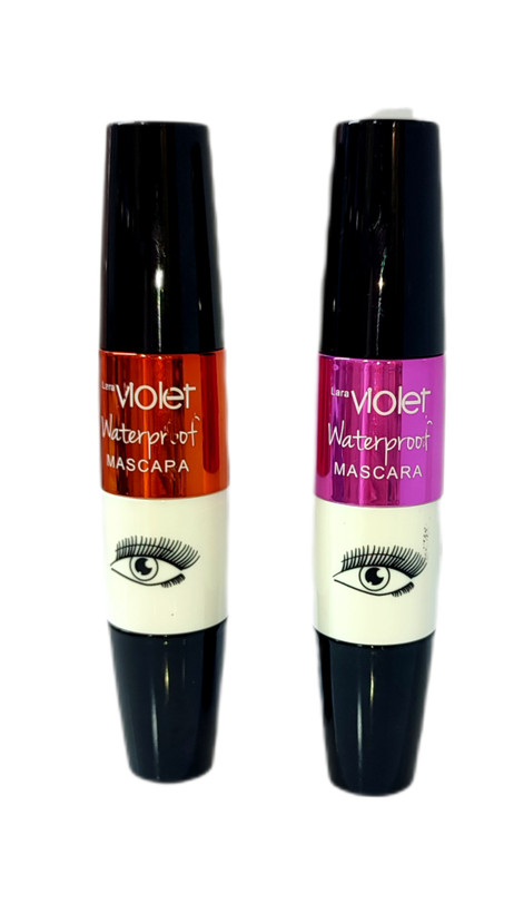 ریمل violet رنگ صورتی و نارنجی