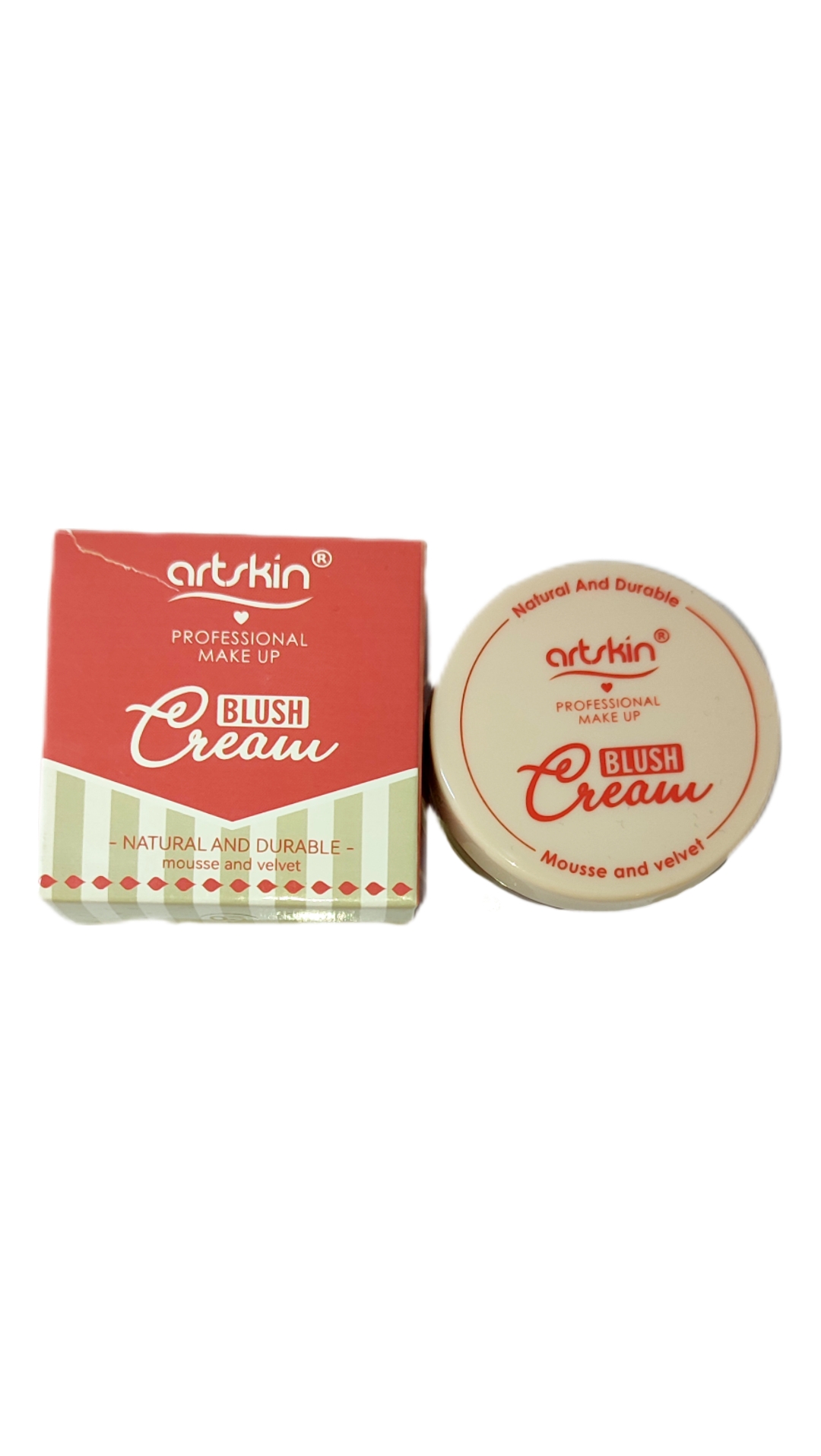 رژگونه طبیعی و مخملی Artskin دو رنگ زیبا و کاربردی