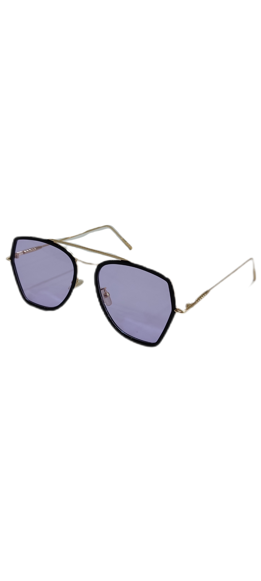 عینک آفتابی زنانه Gucci یاسی بنفش فریم فلزی ترند Uv400