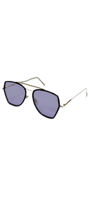 عینک آفتابی زنانه Gucci یاسی بنفش فریم فلزی ترند Uv400